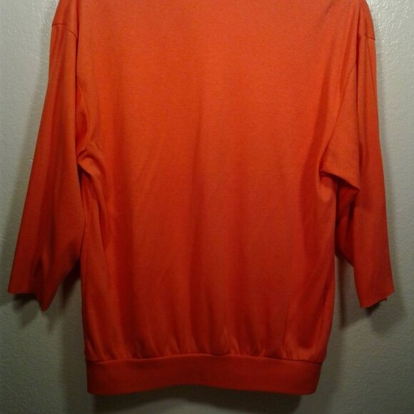 White Stag Orange Midsleeve  Cardigan Size: XL-XXL - Picture 4 of 10